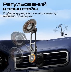 Автомобільний тримач для мобільного телефону Promate bridgemount