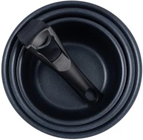 Фото: Набір посуду Bergner Click and cook 16/18/20cm 4pcs (BG-31608-RD) № 3 | KTC