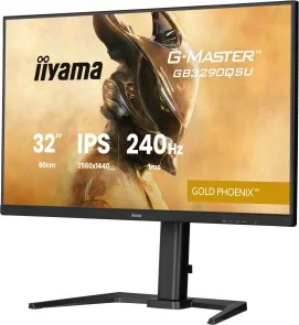 Фото: Монітор iiyama G-MASTER GB3290QSU-B1 Black - 31.5" IPS / 2560×1440 / 240 Гц / AMD FreeSync Premium / Pivot / HAS № 7 | KTC