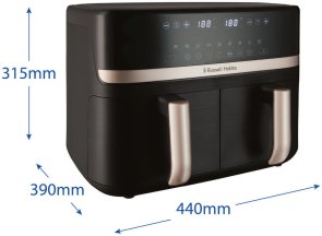Мультипіч Russell Hobbs Satis Fry DualBaske (27680-56)