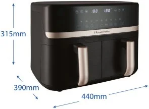 Фото: Мультипіч Russell Hobbs Satis Fry DualBaske (27680-56) № 8 | KTC