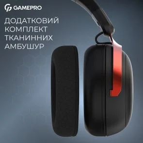 Фото: Гарнітура GamePro Asgard Freya Pro Black/Red (HSW201BR) № 14 | KTC