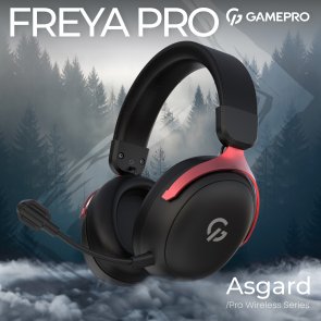 Гарнітура GamePro Asgard Freya Pro Black/Red (HSW201BR)