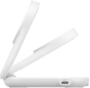 Бездротовий зарядний пристрій Belkin UltraCharge 2-in-1 Foldable Magnetic Charging 25W, White