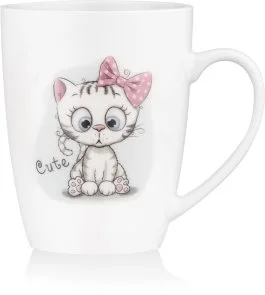 Фото: Чашка Ardesto Cute 320ml White (AR3040BS) № 2 | KTC