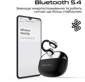 Бездротові гарнітура HiFuture flexclip.champagne