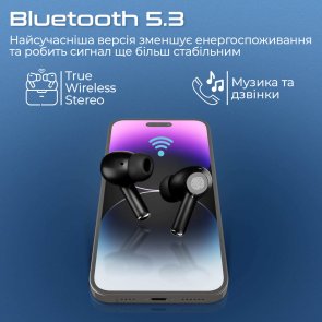 Навушники Promate Propods Black (6959144062594)