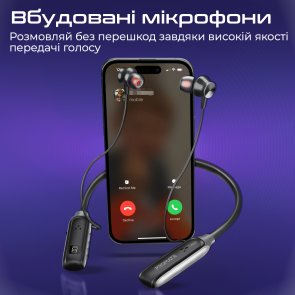 Гарнітура Promate Leap Black (6959144064284)