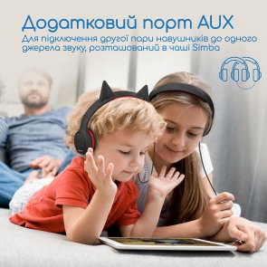 Навушники Promate Simba Onyx (6959144058931)