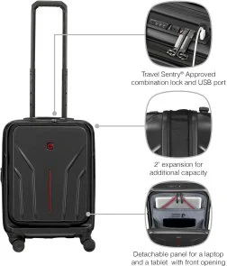 Фото: Валіза Wenger Amplix Hardside Carry-On Black (653323) № 13 | KTC
