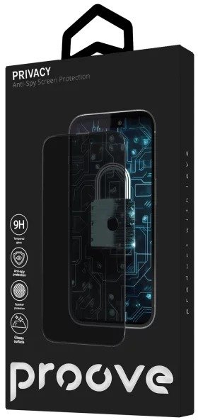 Захисне скло Proove for Apple iPhone Air - Privacy Black (PGPPRI17A001)