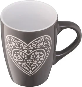Фото: Чашка Ardesto Heart 330ml Gray (AR3467DGR) № 2 | KTC