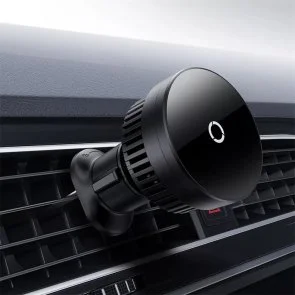 Фото: Кріплення для мобільного телефону Baseus MagPro Series Magnetic Qi2 15W Black (C40164100121-01) № 8 | KTC