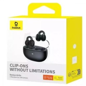 Гарнітура вкладиші Baseus AirGo 1 Ring TWS Bluetooth, Black