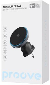 Автотримач Proove Titanium Circle Qi2 15W gray