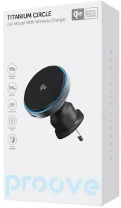 Фото: Кріплення для мобільного телефону Proove Titanium Circle Qi2 15W Gray (WHTC15010003) № 2 | KTC