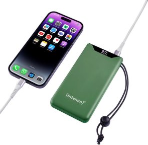 Батарея універсальна Intenso F10000 10000mAh 20W Green (7332037)