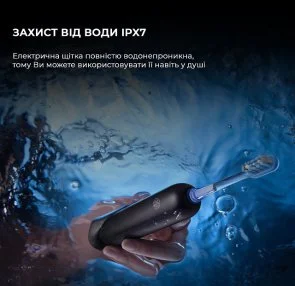 Фото: Електрична зубна щітка Mova Fresh Pro Black + Travel case (ATB15A-BK) № 13 | KTC