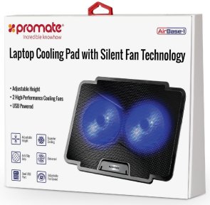 Підставка для ноутбука Promate Airbase-1 Black (6959144031989)
