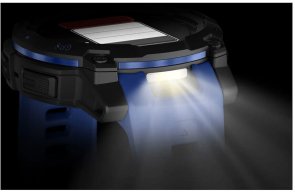 Смарт годинник Garmin Instinct 3 - 45 mm AMOLED Black with Bolt Blue/Black Band (010-02936-03)