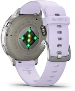 Смарт годинник Garmin Venu 4 - 41 mm Silver with Periwinkle Silicone Band (010-03013-01)