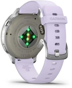 Фото: Смарт годинник Garmin Venu 4 - 41 mm Silver with Periwinkle Silicone Band (010-03013-01) № 5 | KTC