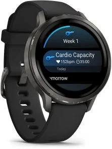 Фото: Смарт годинник Garmin Venu 4 - 41 mm Slate with Black Silicone Band (010-03013-02) № 5 | KTC
