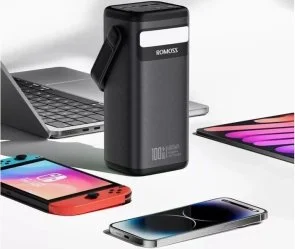 Фото: Батарея універсальна Romoss PMT60 60000mAh 100W Black (PMT60-1D2-2133H) № 4 | KTC