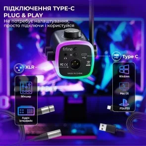 Фото: Мікрофон Fifine AM9W № 10 | KTC