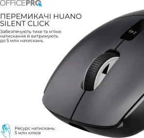 Фото: Миша OfficePro M398B Wireless Black № 9 | KTC