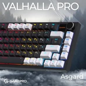 Фото: Клавіатура GamePro Genesis Asgard Valhalla Pro MK160B-D-Pro Rainy Switches Black № 5 | KTC