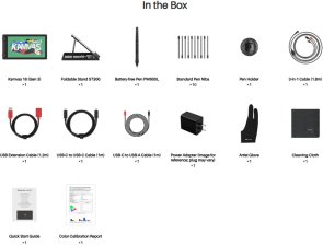 Графічний монітор Huion Kamvas 16 Gen3 + перчатка