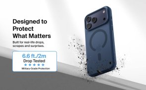 Чохол Belkin for Apple iPhone 17 Pro Max - Magnetic Protective Grip Navy (MSA036HQNY)
