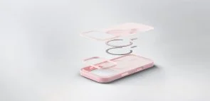 Фото: Чохол Belkin for Apple iPhone 17 Pro - Magnetic Protective Grip Pink (MSA035HQPK) № 14 | KTC