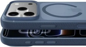 Фото: Чохол Belkin for Apple iPhone 17 Pro - Magnetic Protective Grip Navy (MSA035HQNY) № 8 | KTC