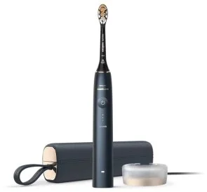 Фото: Електрична зубна щітка Philips Sonicare DiamondClean Prestige 9900 Series Blue + Travel case (HX9992/12) № 2 | KTC