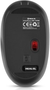 Миша Real-EL RM-335W Wireless Black (EL123200055)