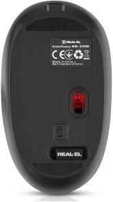 Фото: Миша Real-EL RM-335W Wireless Black (EL123200055) № 8 | KTC