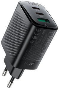 Зарядний пристрій Acefast A108 GaN 67W Black (6974316284048)