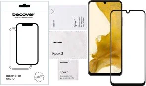Фото: Захисне скло BeCover for ZTE Blade A34 - Black (711796) № 2 | KTC