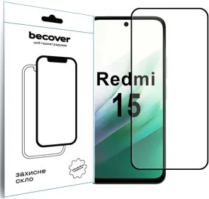 Фото: Захисне скло BeCover for Xiaomi Redmi 15 - Black (713905) № 2 | KTC