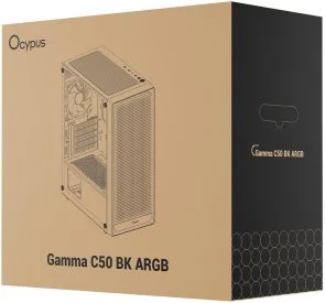 Фото: Корпус Ocypus Gamma C50 ARGB Black with window (GAMMA-C50-BKG400XX-GL) № 10 | KTC
