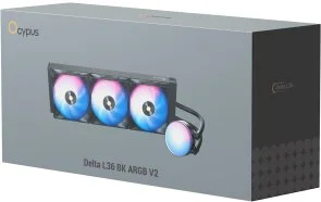 Фото: Система рідинного охолодження Ocypus Delta L36 BK ARGB V2 (DELTA-L36-BK3AAWNN02X-GL) № 8 | KTC