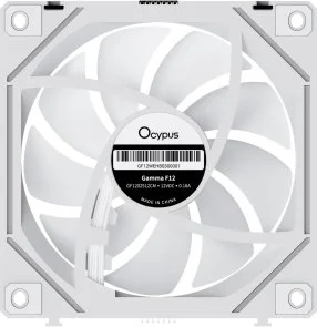 Фото: Кулер Ocypus Gamma F12 UNI ARGB Reverse Blade White 3pcs (GAMMA-F12-WH3AM01U-GL) № 6 | KTC