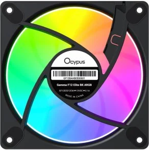 Фото: Кулер Ocypus Gamma F12 Elite ARGB Black (GAMMA-F12-BK1AM00E-GL) № 3 | KTC