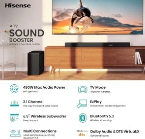 Фото: Саундбар Hisense HS3100 (20014434) № 3 | KTC