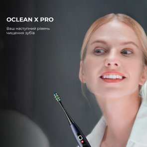 Електрична зубна щітка Oclean X Plus Pro Digital Blue (6970810556186)