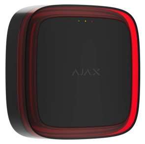 Бездротовий адресний пожежний оповіщувач світловий Ajax EN54 FireProtect (VAD) Jeweller Black