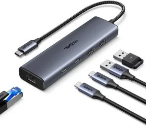 Фото: USB-хаб UGREEN CM512 Gray (45320) № 2 | KTC