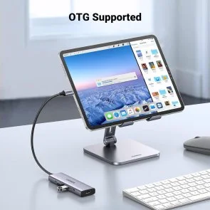 Фото: USB-хаб UGREEN 5in1 CM511 Grey (15597) № 5 | KTC